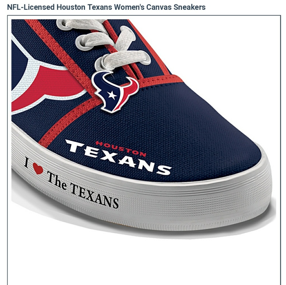 💲⬇️ I Love The Texans Women's Shoes